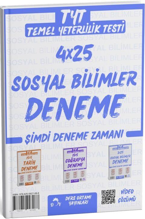 Ders Ortamı TYT Sosyal Bilimler 4 Deneme Tamamı Video Çözümlü Ders Ortamı Yayınları