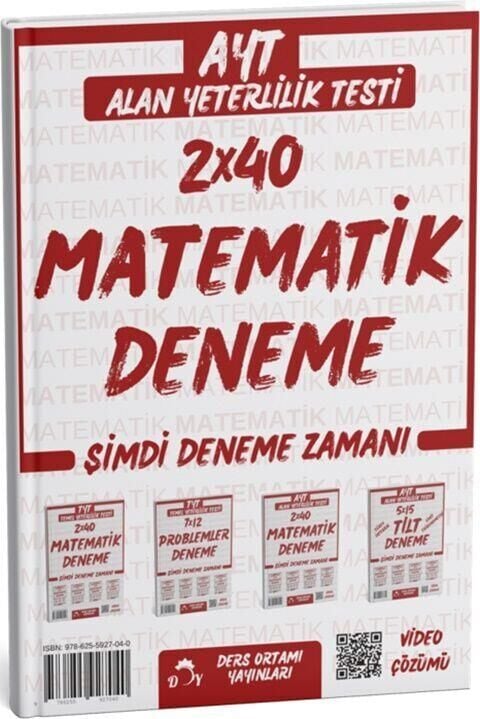 Ders Ortamı AYT Matematik Deneme Tamamı Video Çözümlü Ders Ortamı Yayınları