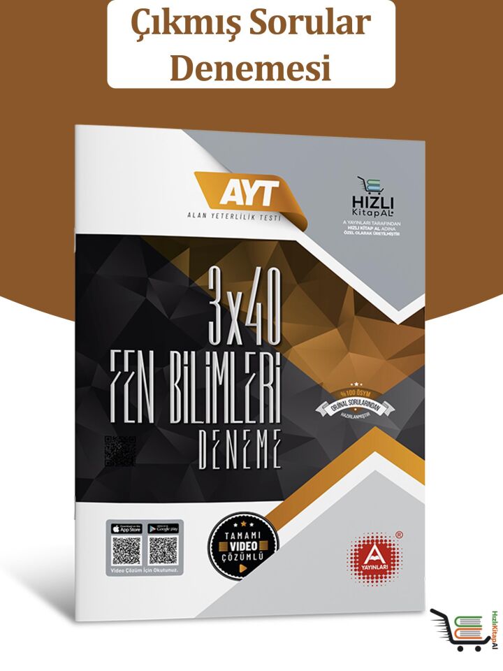 3x40 AYT Fen Bilimleri Çıkmış Sorular Denemesi