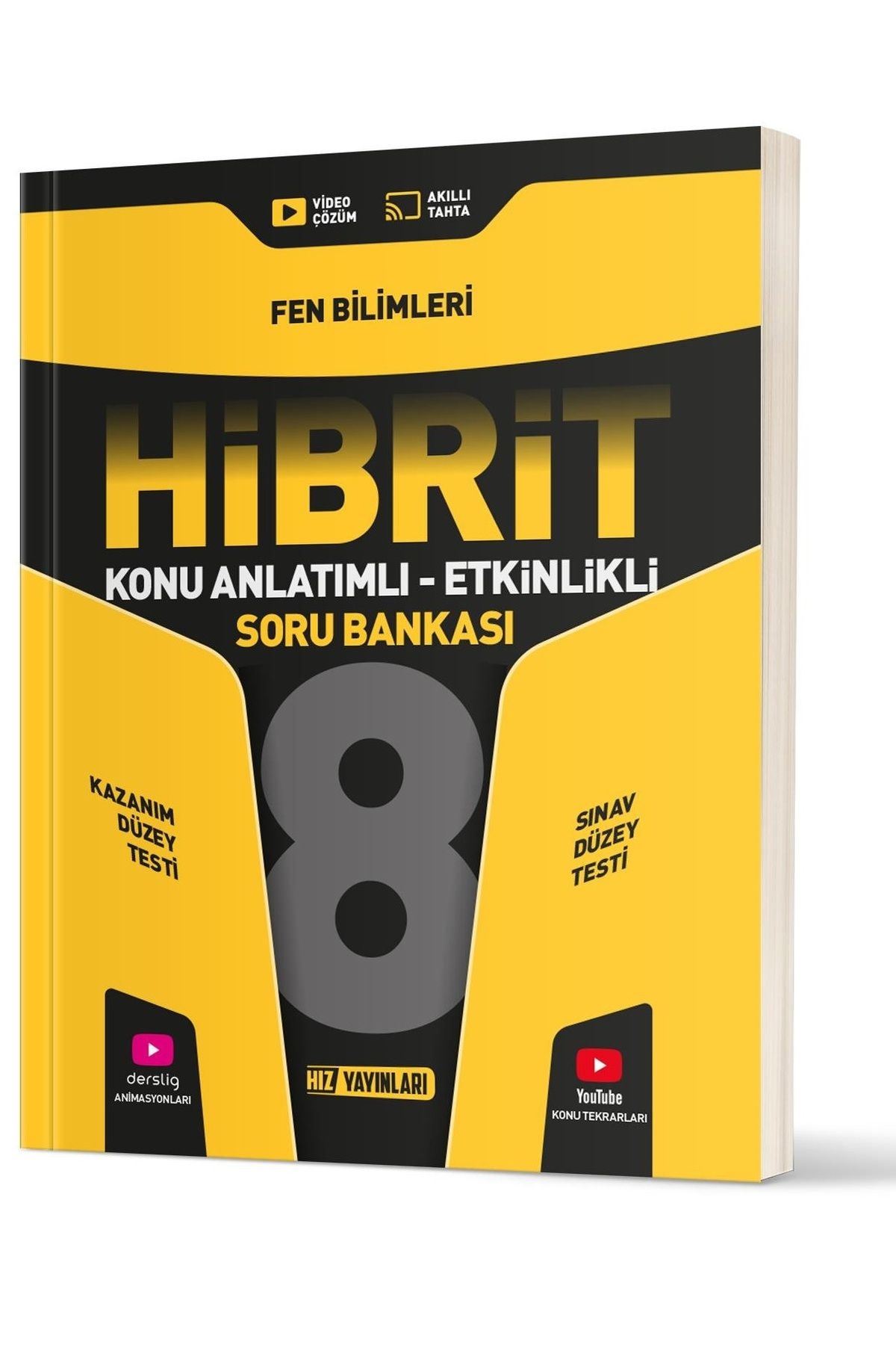 Hız 8. Sınıf Hibrit Fen Soru Bankası