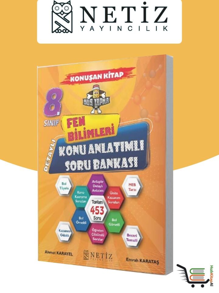 Netiz 8.Sınıf Fen Bilimleri Konuşan Kitap Konu Anlatımlı