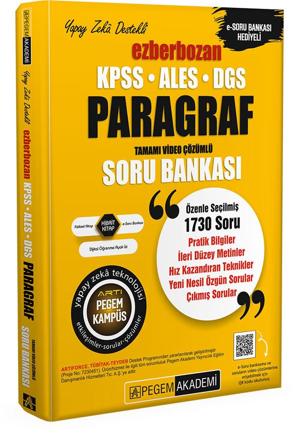 Pegem Ezberbozan Paragraf Soru Bankası