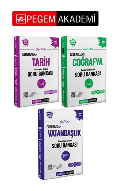 2026 KPSS Vatandaşlık-Tarih-Coğrafya Ezberbozan Soru Bankası Seti