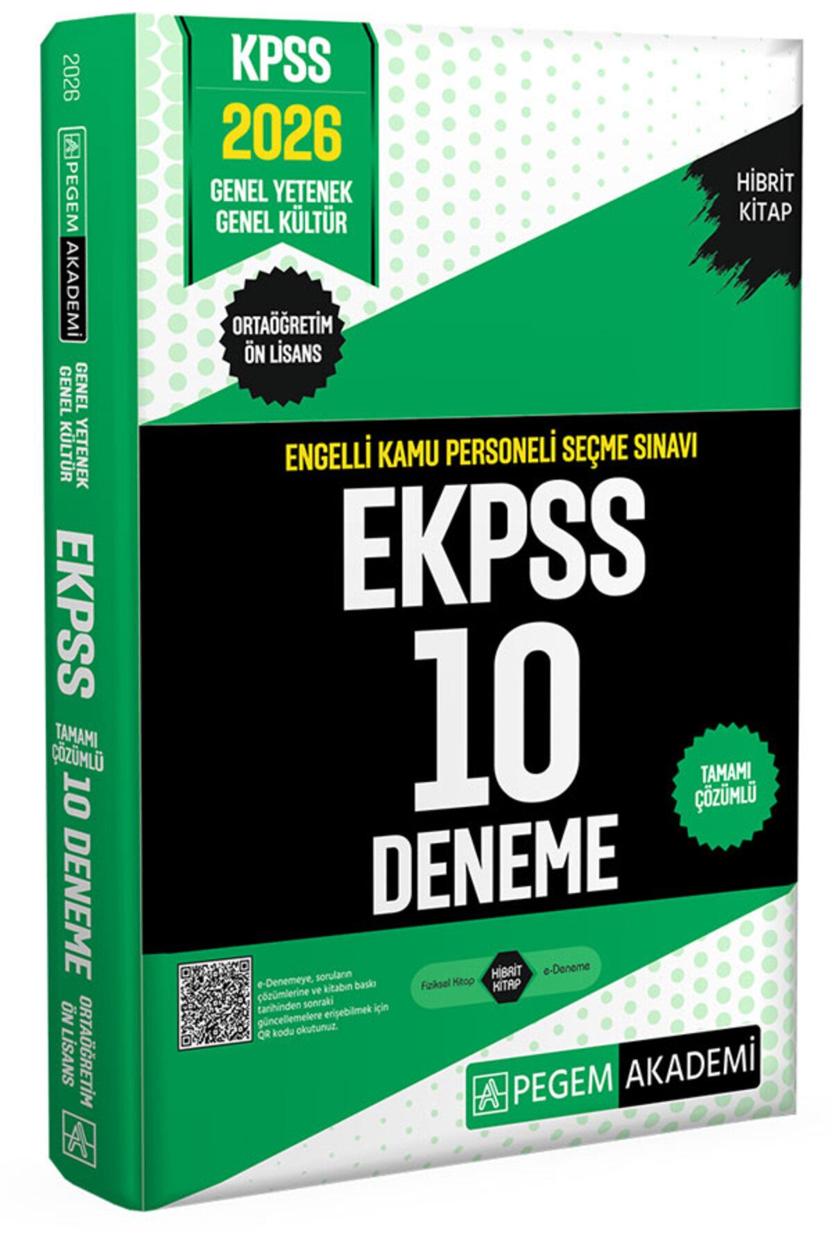 Pegem 2026 E-KPSS Orta Öğretim-Ön Lisans 10 Deneme