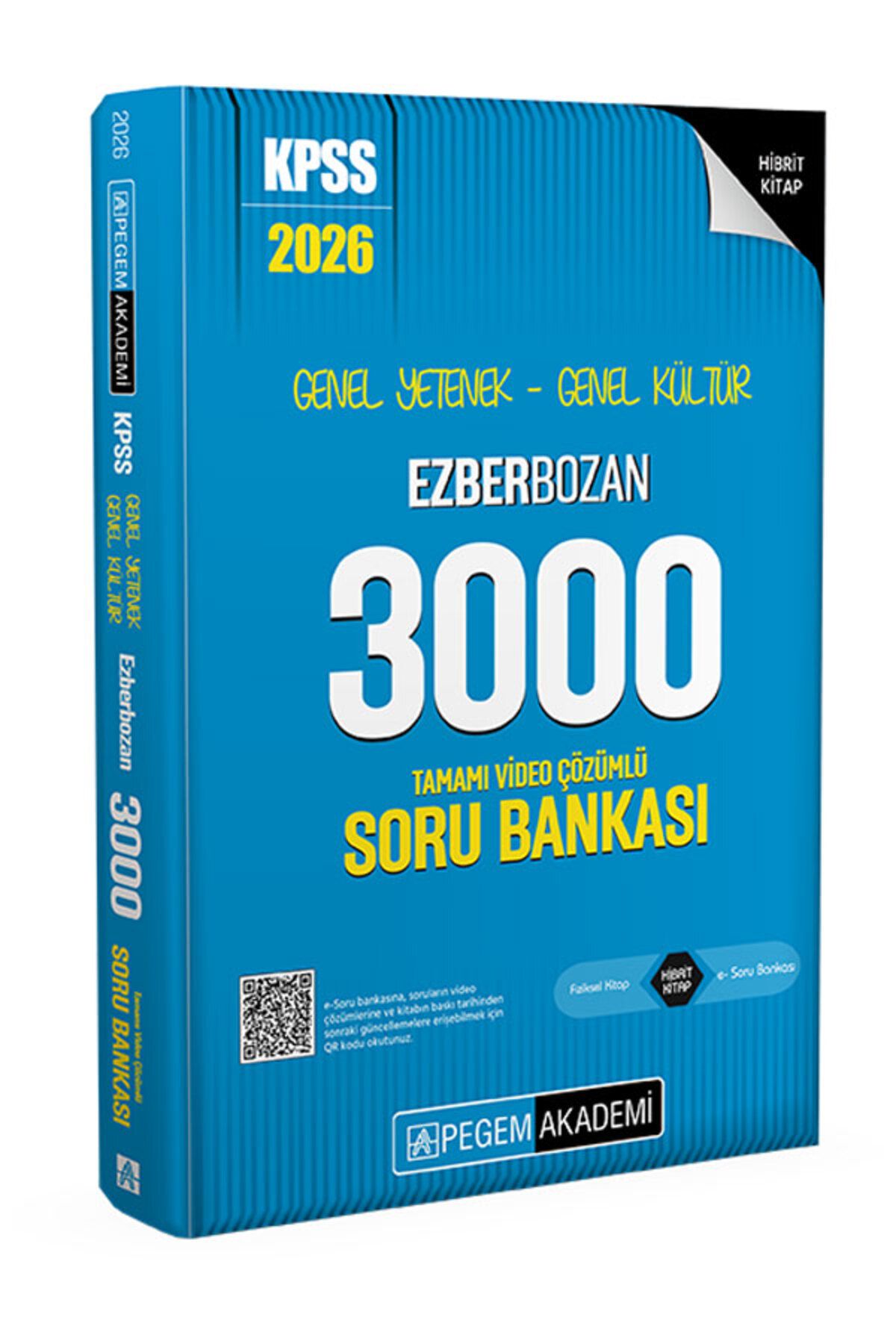 Pegem 3000 Soru Bankası Ezberbozan GK-GY
