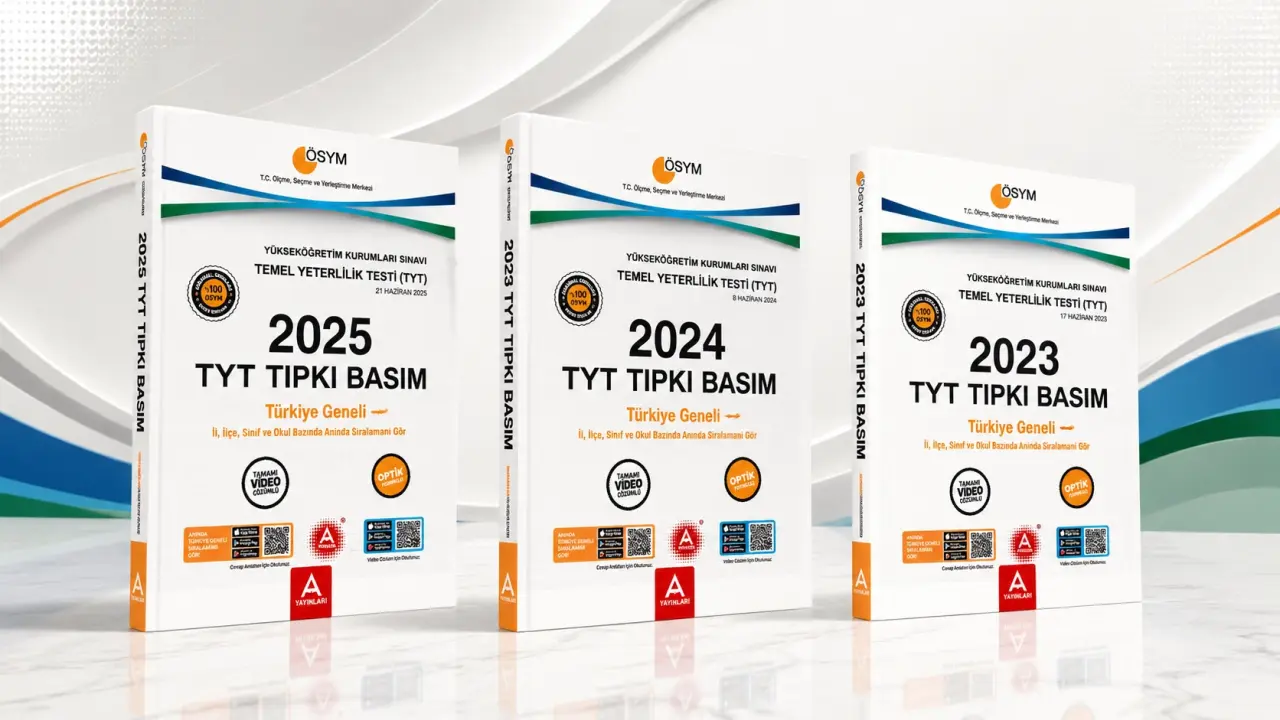 TYT çıkmış sorular kitabı ile gerçek sınav provası