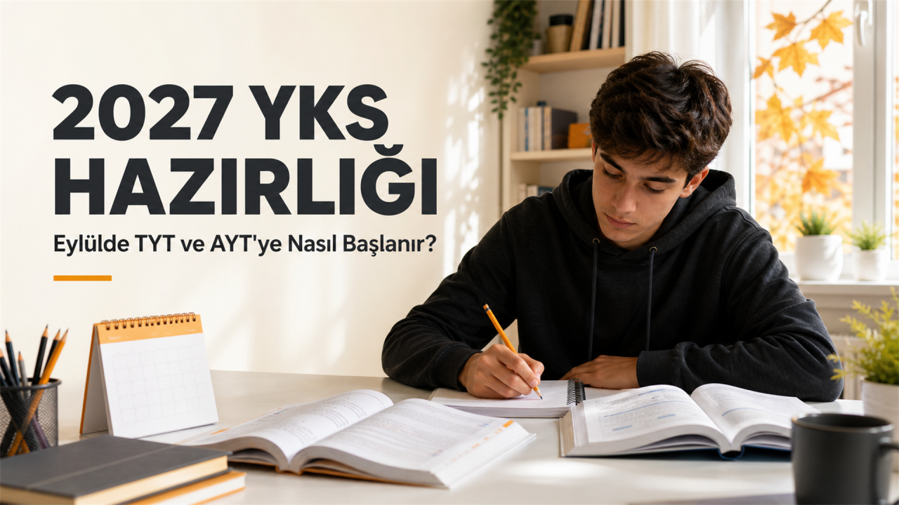 2027 YKS Hazırlığı: Eylülde TYT ve AYT’ye Nasıl Başlanır?