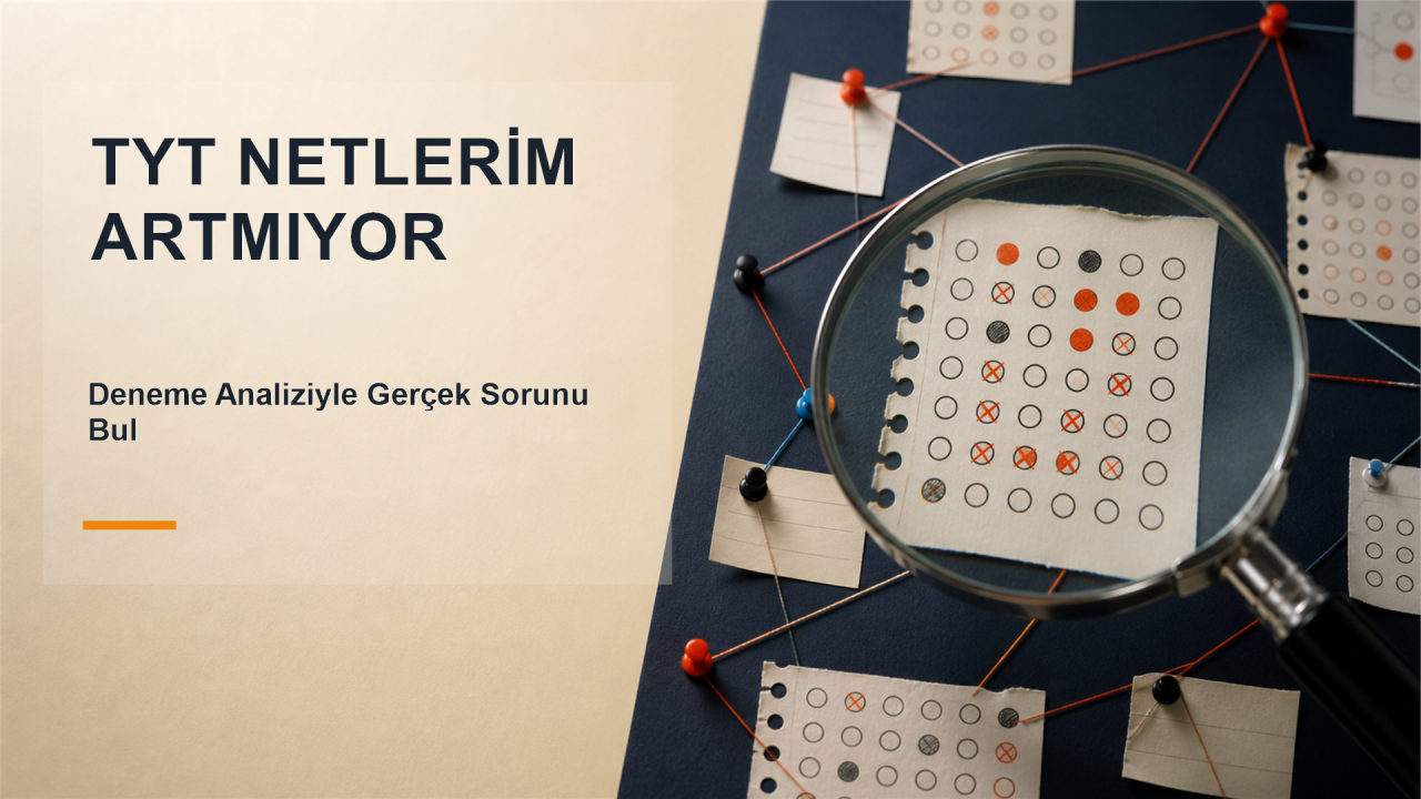 TYT Netlerim Artmıyor: Deneme Analiziyle Gerçek Sorunu Bul