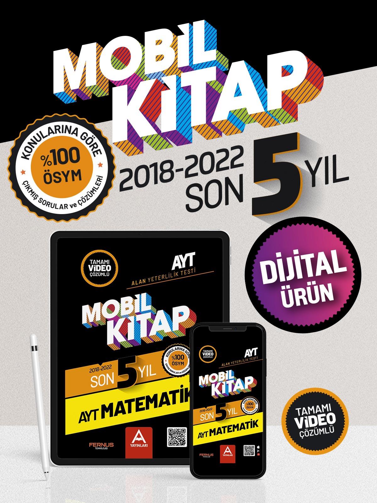 AYT Mobil Kitap Son 5 Yıl Matematik