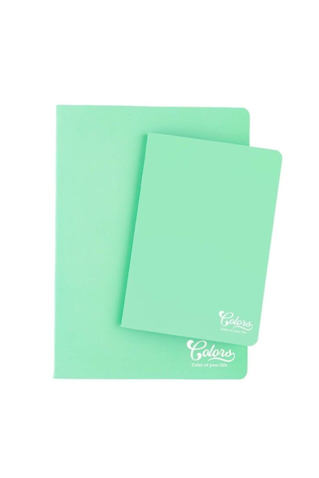 Meteksan Colors A5 60 Yaprak KARELİ Karton Kapak Yeşil