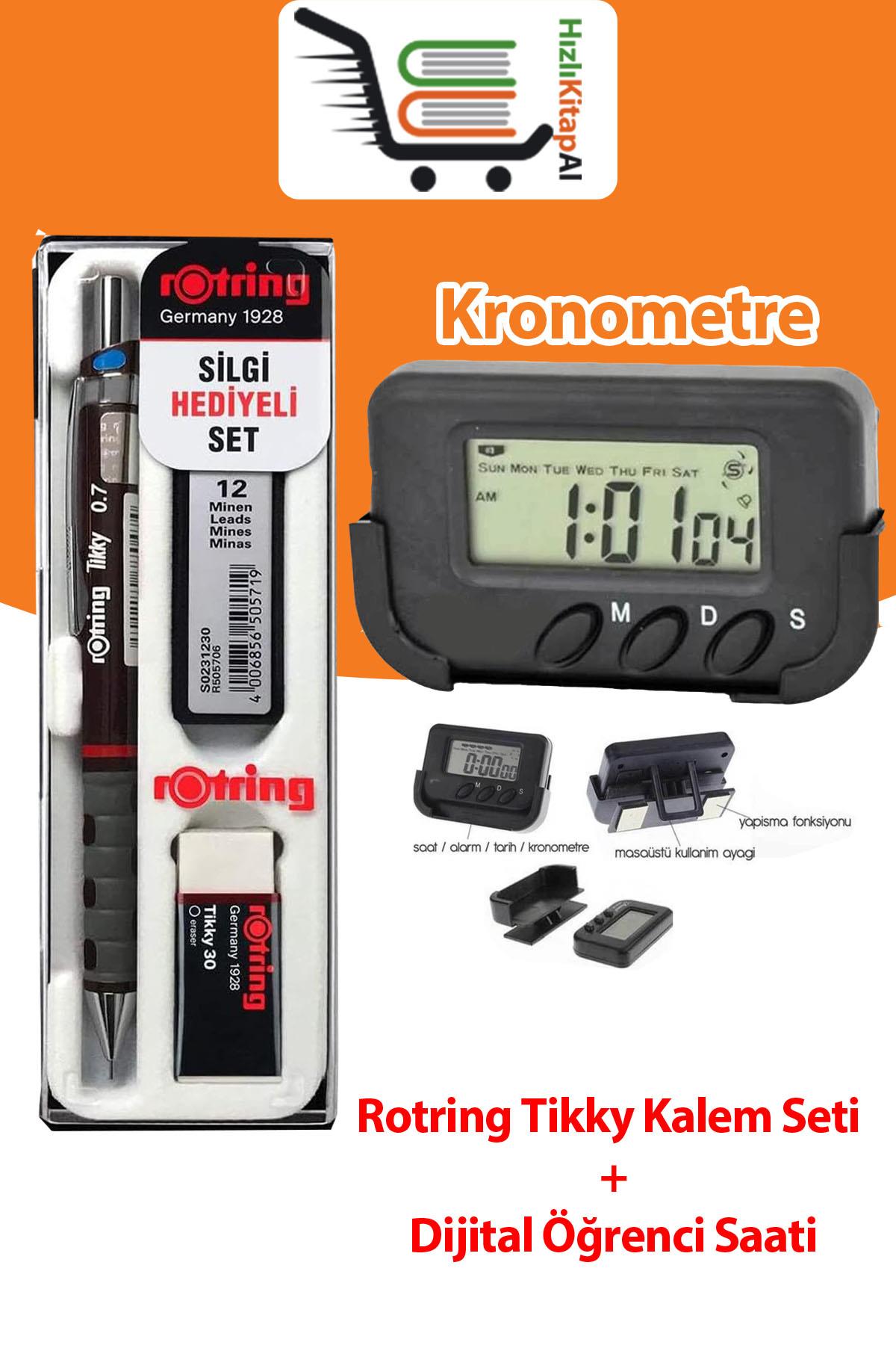 Rorting Tikky Kalem Seti+Kronometre Dijital Saat