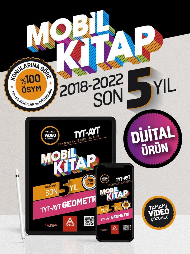 TYT-AYT Mobil Kitap Son 5 Yıl Geometri