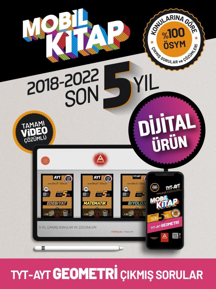 TYT-AYT Mobil Kitap Son 5 Yıl Geometri