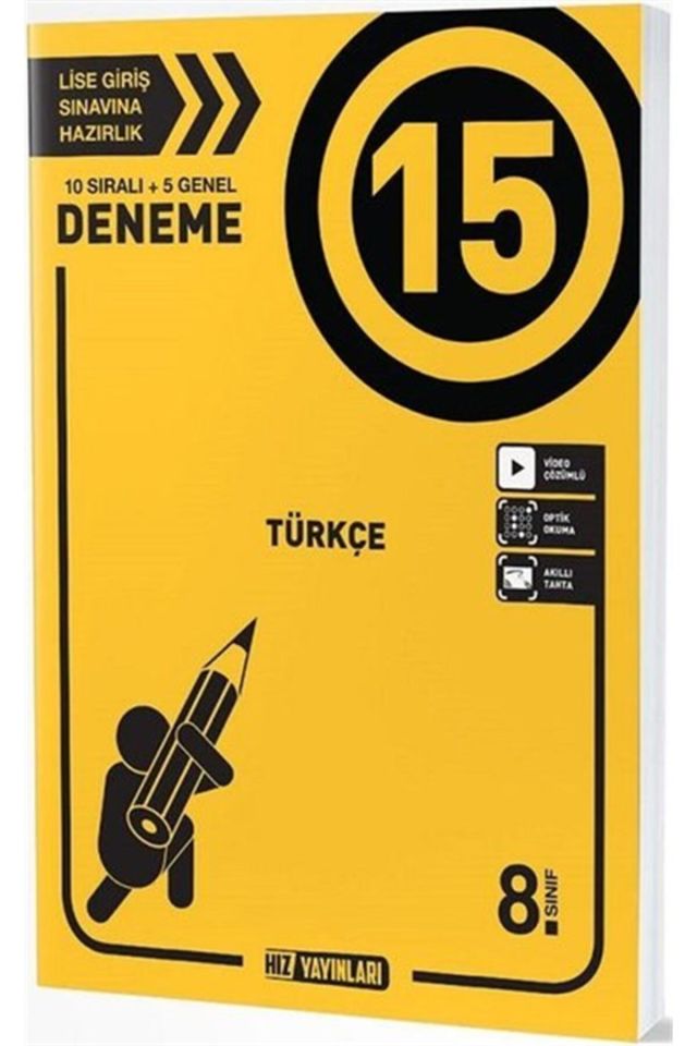 Hız 8. Sınıf Deneme Türkçe Deneme 15 Li