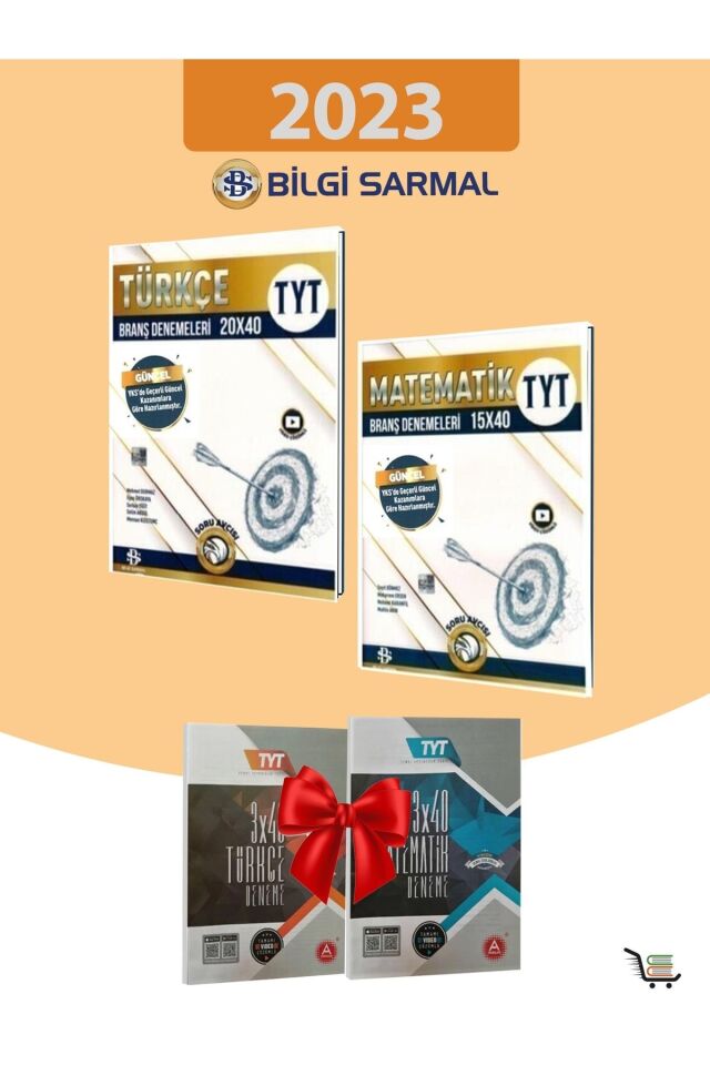 Bilgi Sarmal TYT Türkçe-Matematik Branş Deneme ve Türkçe-Matematik Çıkmış Sorular Denemesi Hediye
