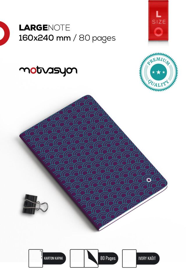 Motivasyon Defter Large Beden Boss Serisi 2 Li 16x24 Ebat