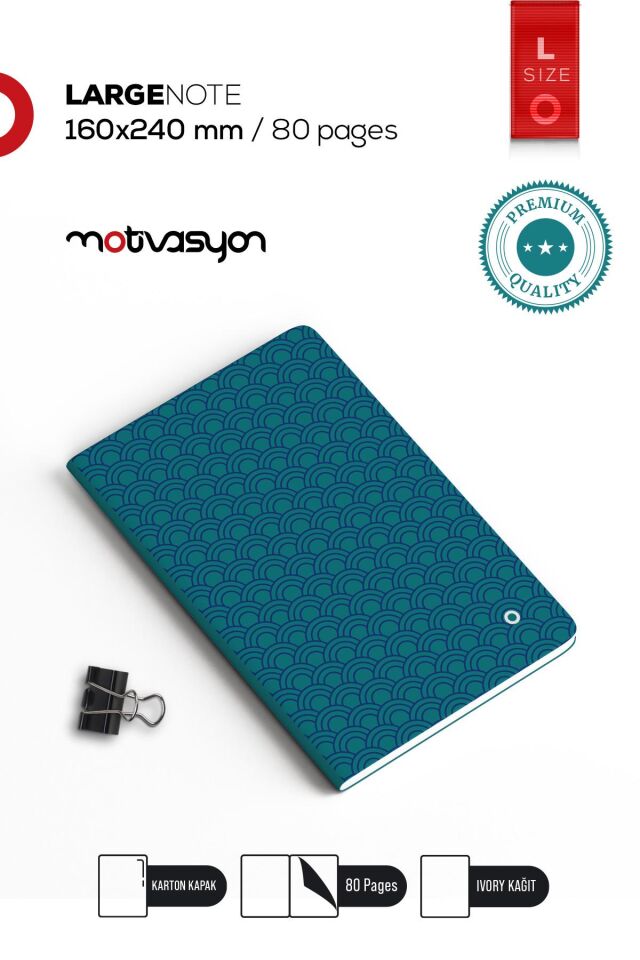 Motivasyon Defter Large Beden Boss Serisi 2 Li 16x24 Ebat