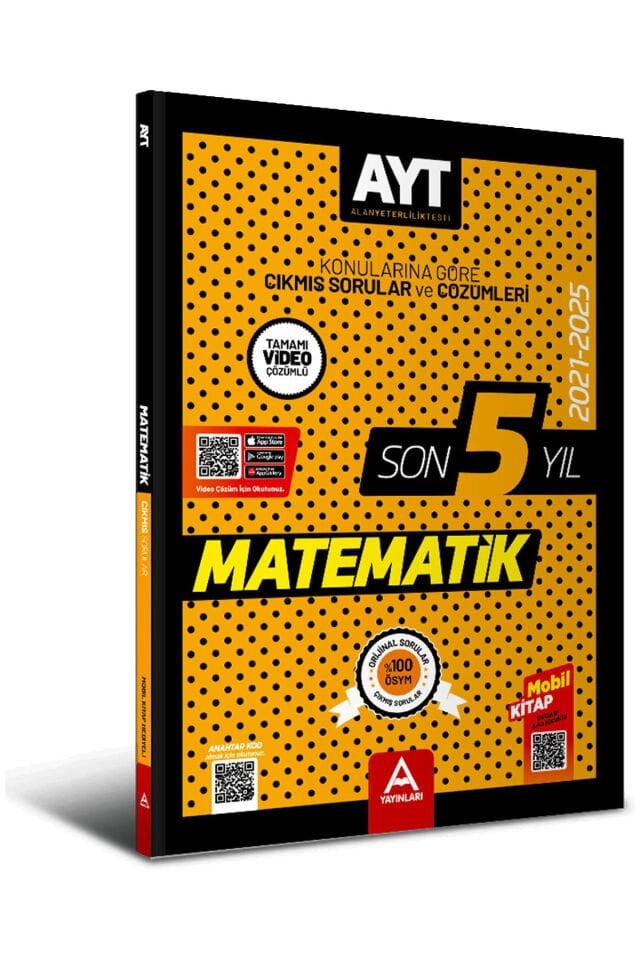 VİTRİN | Son 5 Yıl AYT Matematik Çıkmış Sorular 2021-2025