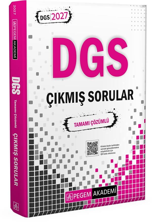 Pegem 2027 DGS Çıkmış Sorular Tamamı Çözümlü