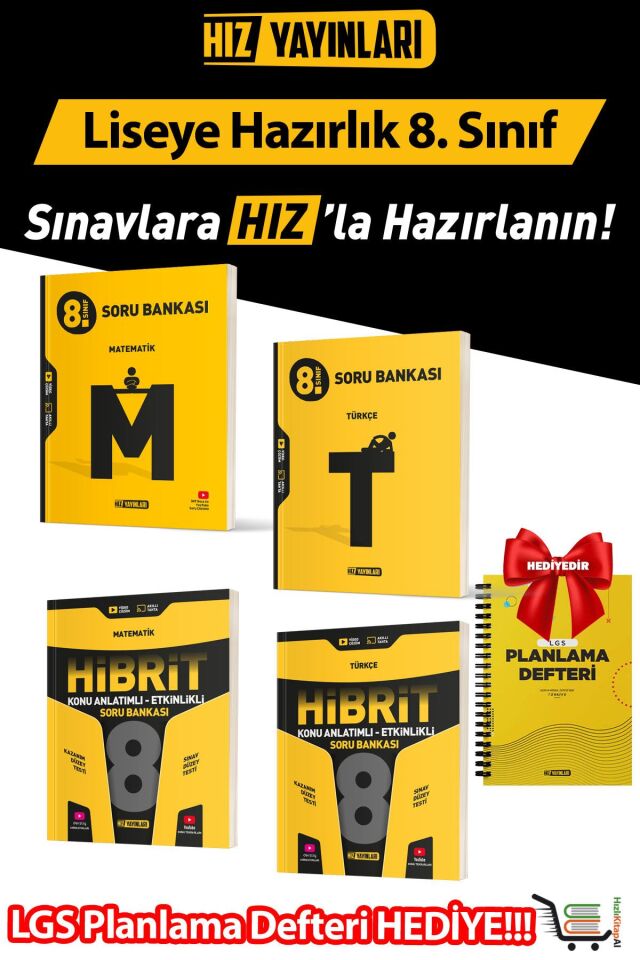8. Sınıf LGS Türkçe Matematik Seti