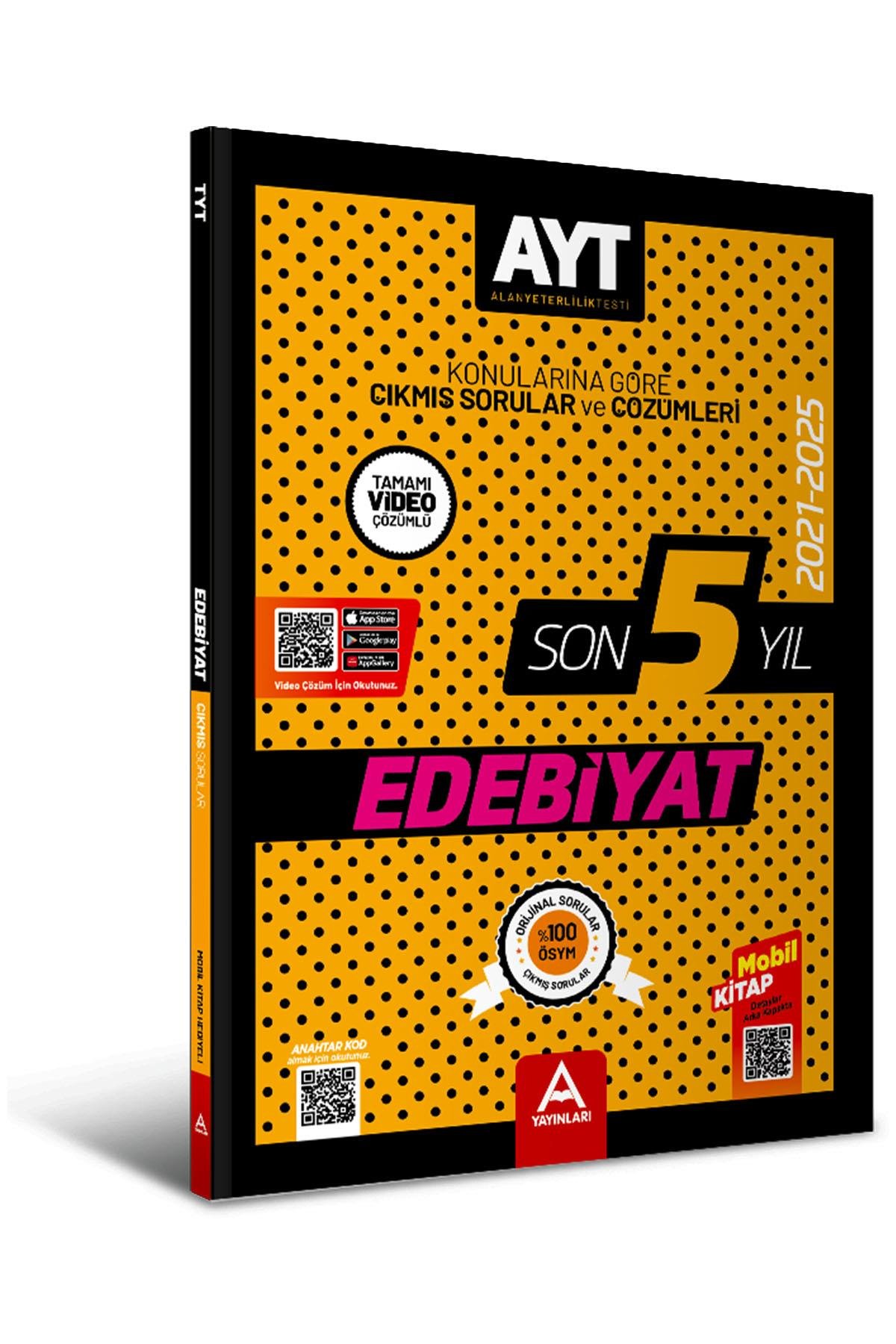 Son 5 Yıl AYT Edebiyat Çıkmış Sorular 2021-2025