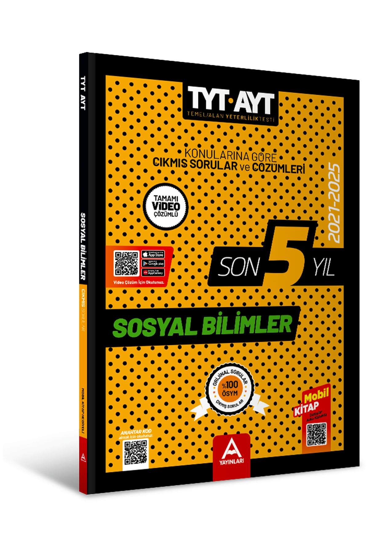 VİTRİN | Son 5 Yıl AYT-TYT Sosyal Bilimler Çıkmış Sorular 2021-2025