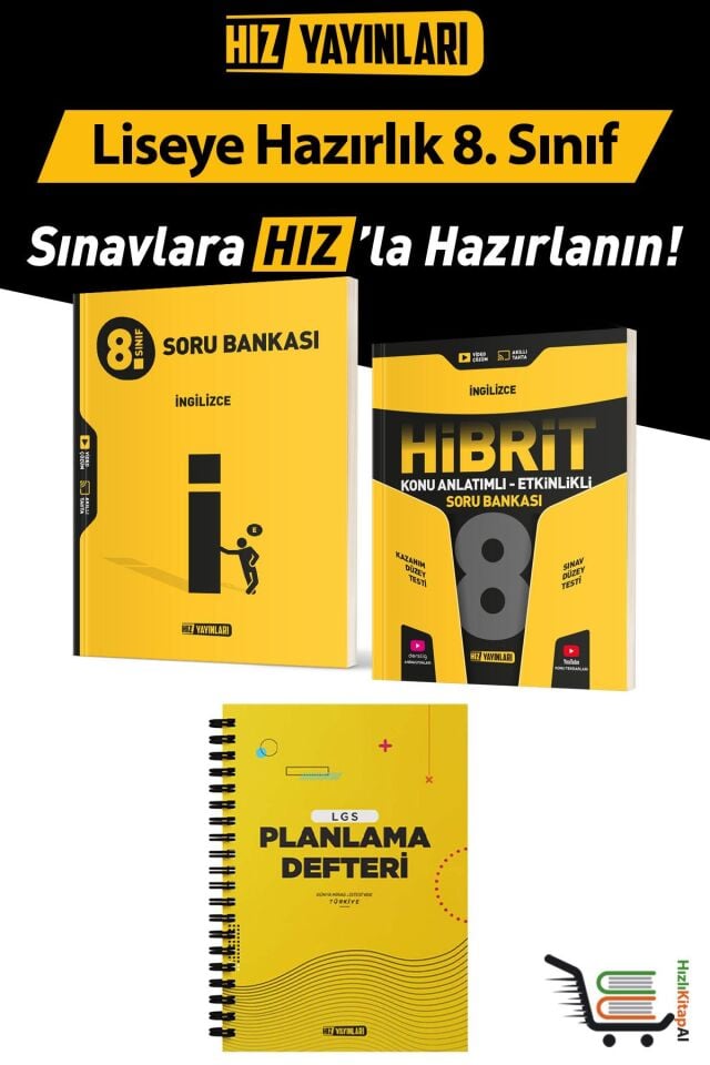 8. Sınıf İngilizce Seti