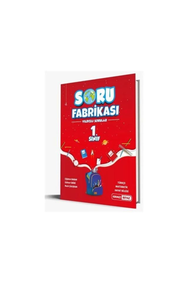 Kırmızı Beyaz 1.Sınıf Soru Fabrikası Yıldızlı Sorular