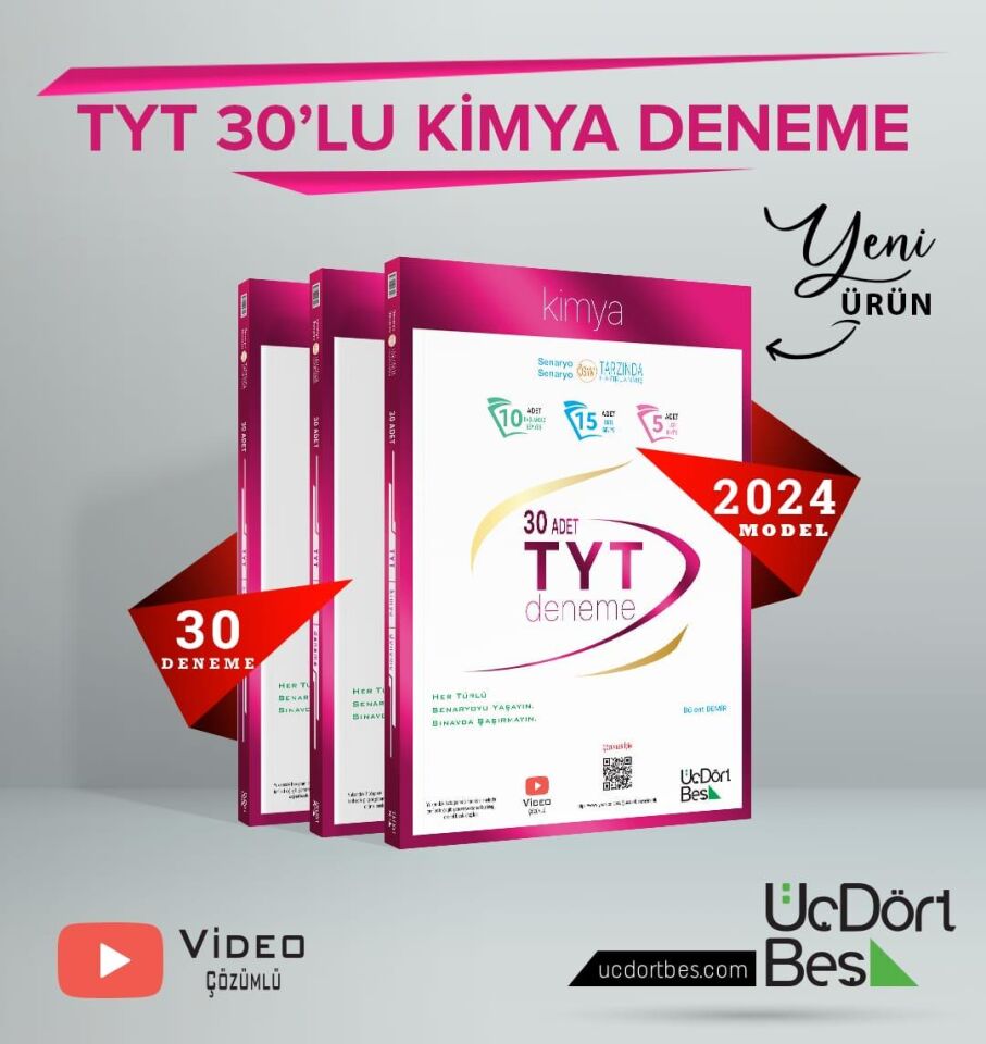 345-30'lu TYT Kimya Denemesi