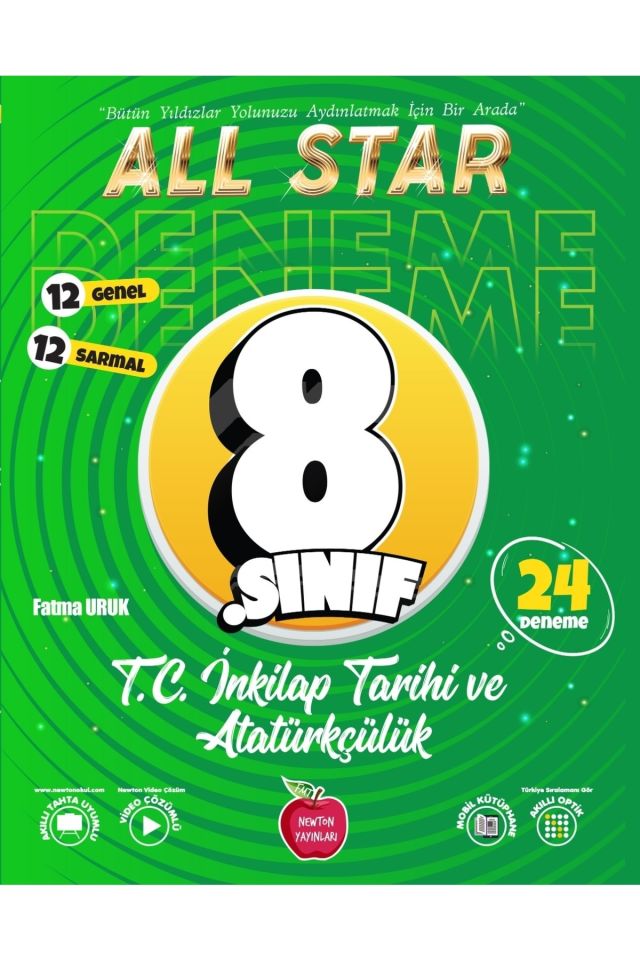Newton 8. Sınıf All Star Deneme T.C İnklap Tarihi Ve Atatürkçülük