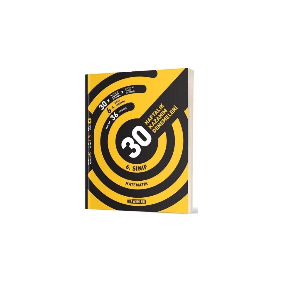Hız 6. Sınıf Matemetik Haftalık Deneme