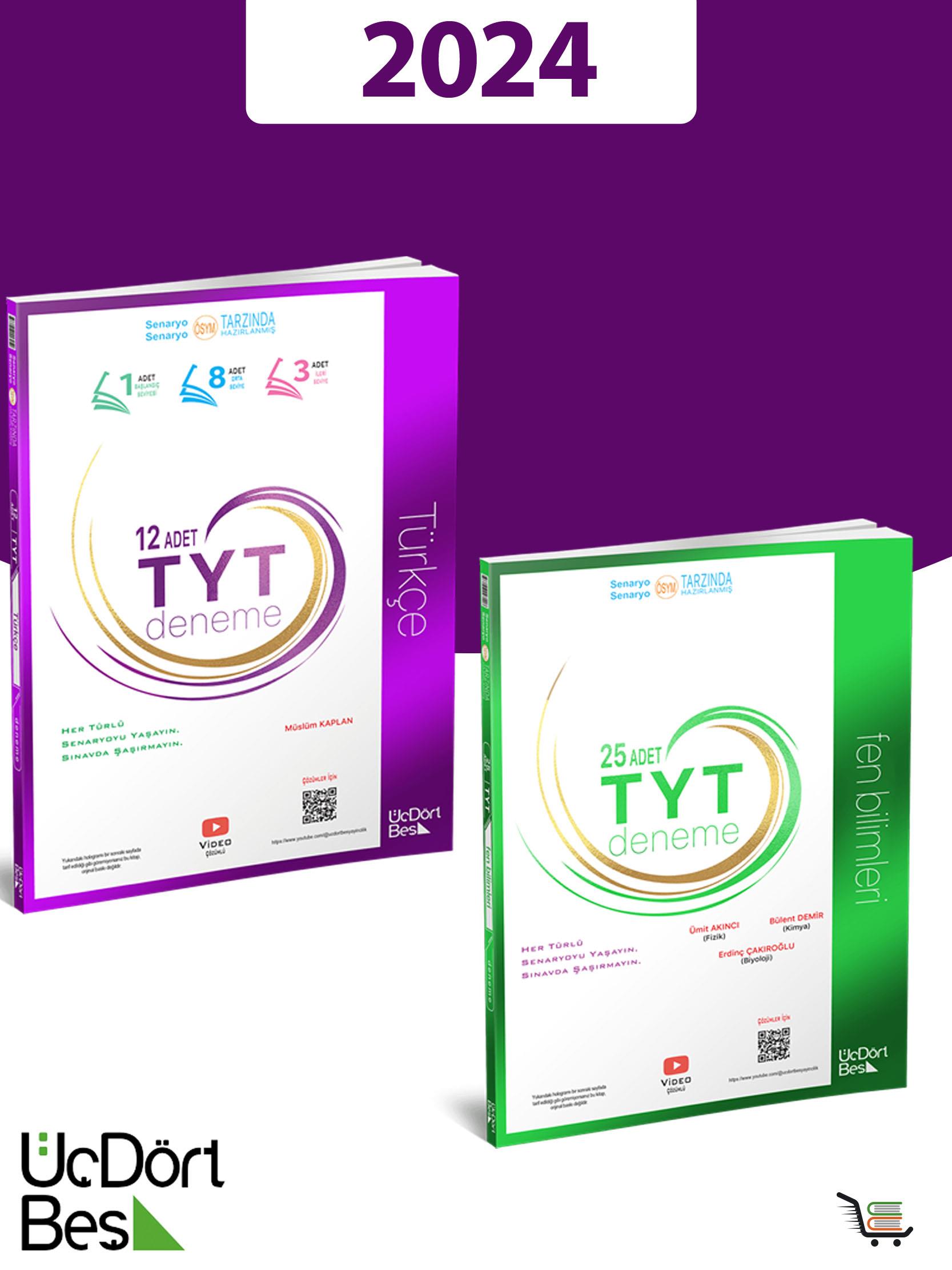 2024 Model-TYT 12'li Türkçe ve TYT  25'li Fen Bilimleri Denemesi