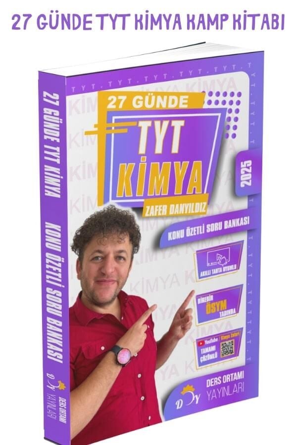 Ders Ortamı 27 Günde TYT Kimya Video Ders Kitabı Model Ders Ortamı Yayınları