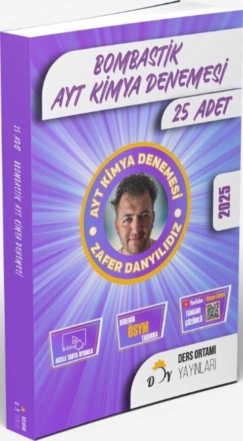 Ders Ortamı Bombastik AYT Kimya Denemesi 25 adet Ders Ortamı Yayınları
