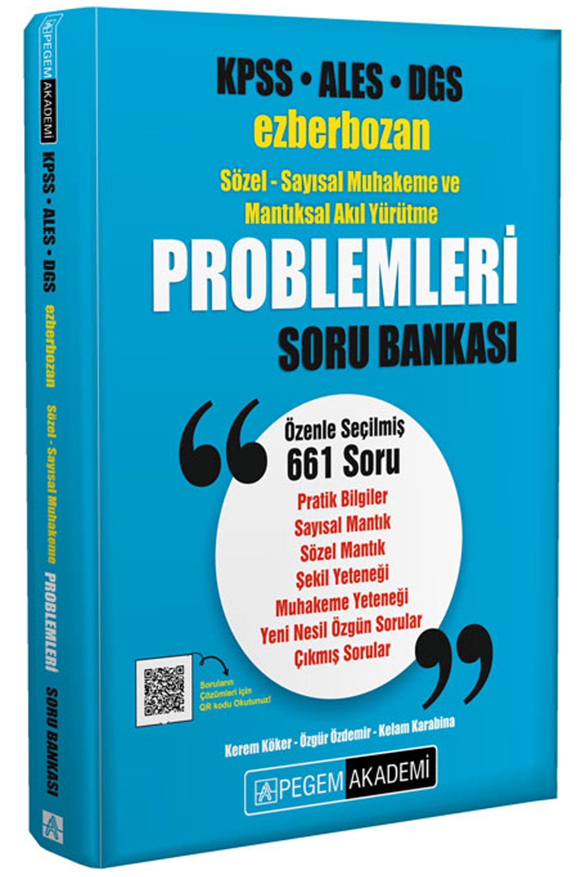 Pegem Mavi Problemler Soru Bankası Kpss Ales Dgs