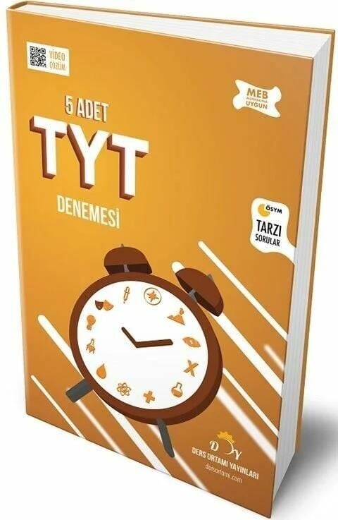 Ders Ortamı TYT 5 Deneme ÖSYM Tarzında Tamamı Video Çözümlü Ders Ortamı Yayınları