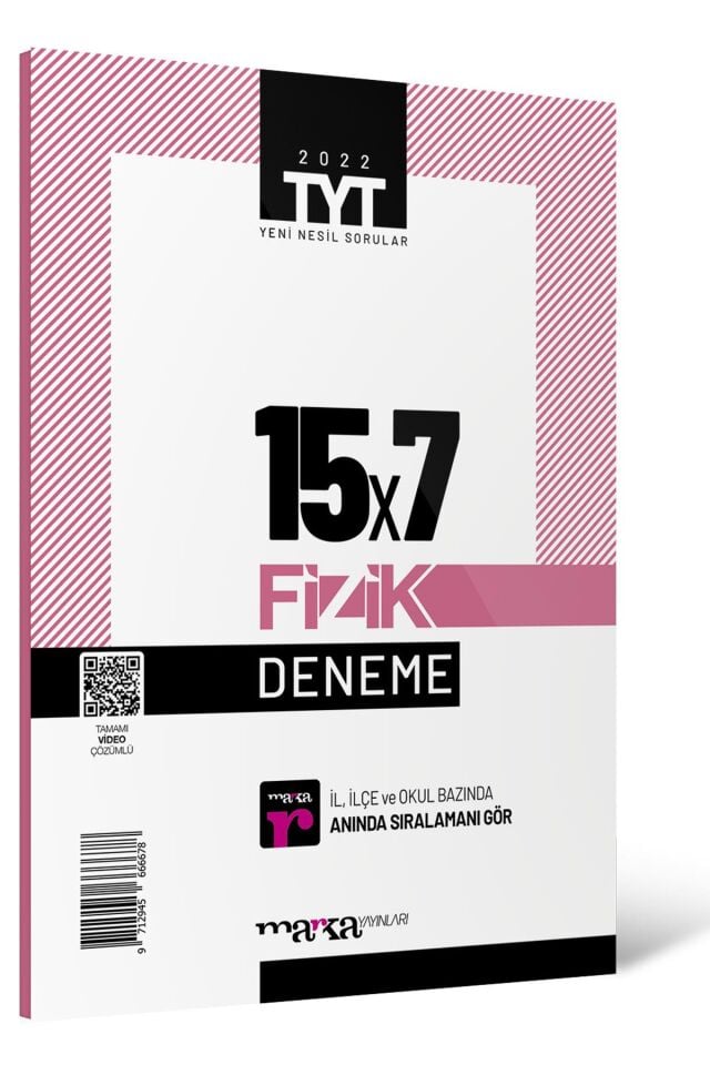 Marka TYT Fizik 15 Deneme Tamamı Video Çözümlü