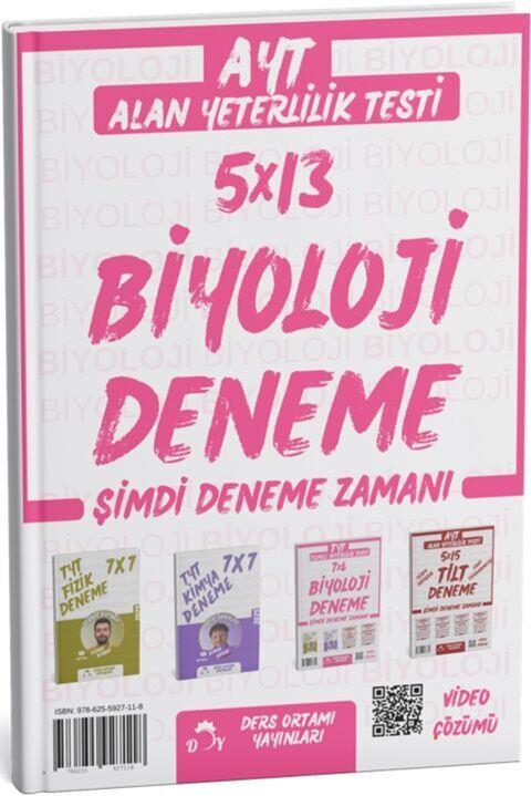 Ders Ortamı AYT Biyoloji 5 Deneme Tamamı Video Çözümlü Ders Ortamı Yayınları