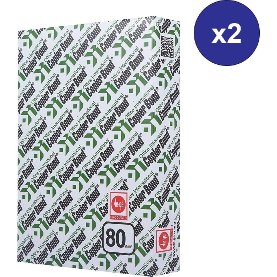 Copier Bond A4 Fotokopi Kağıdı 1.000 Adet (2 PAKET)