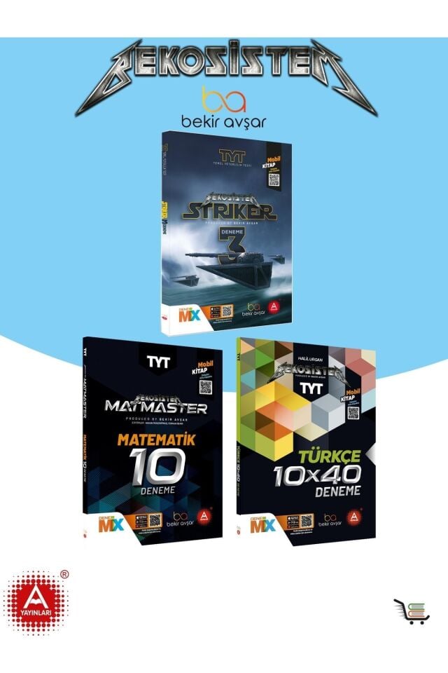 BekoSistem Striker 3 Deneme - Matmaster 10 Deneme - Bekosistem Türkçe 10x40 Deneme Full Set