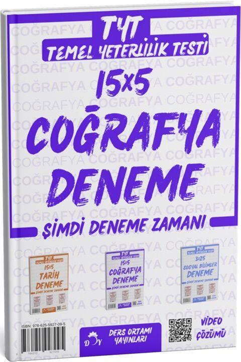 Ders Ortamı TYT Coğrafya 15 Deneme Tamamı Video Çözümlü Ders Ortamı Yayınları