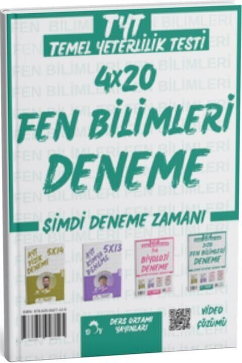 Ders Ortamı TYT Fen Bilimleri 4 Deneme Tamamı Video Çözümlü Ders Ortamı Yayınları