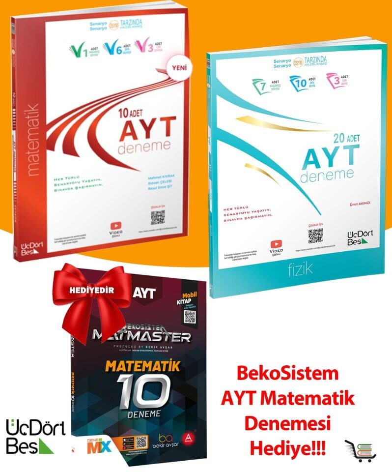 345- AYT Matematik Fizik Denemesi Hediyeli!