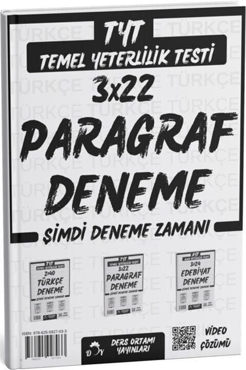 Ders Ortamı TYT Paragraf 3 Deneme Tamamı Video Çözümlü Ders Ortamı Yayınları