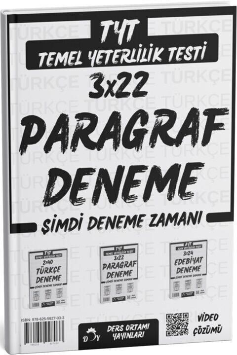 Ders Ortamı TYT Paragraf 3 Deneme Tamamı Video Çözümlü Ders Ortamı Yayınları