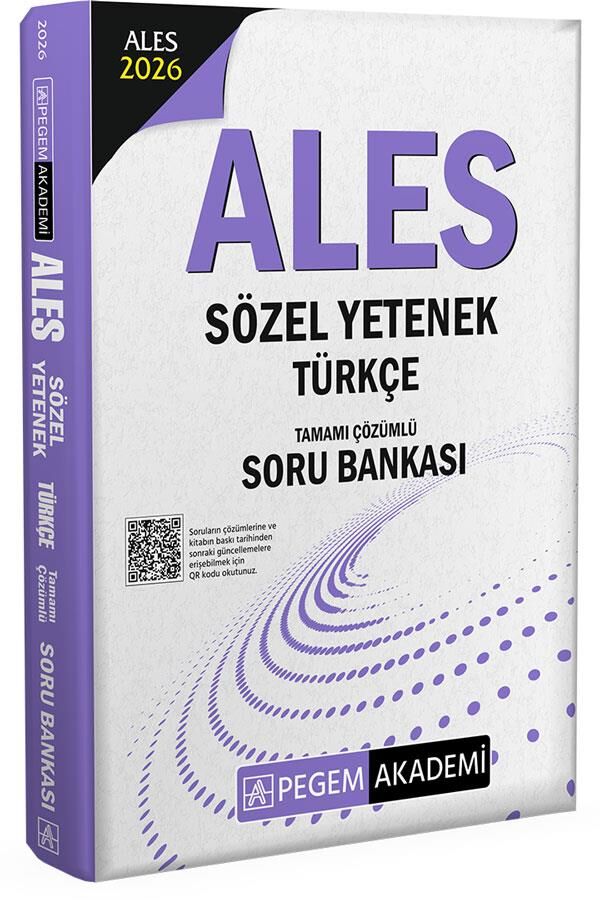 Pegem 2026 ALES Türkçe Sözel Yetenek Soru Bankası