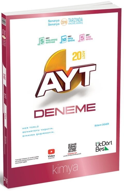 345 20'li AYT Kimya Denemesi