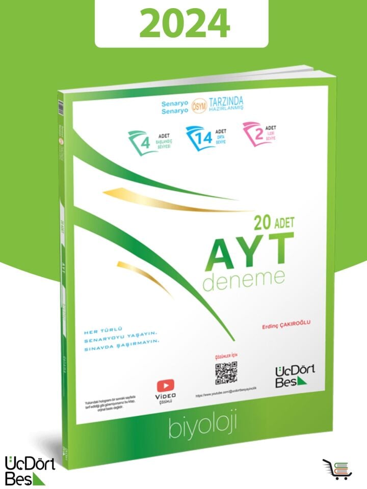 345-20'li AYT Biyoloji Denemesi