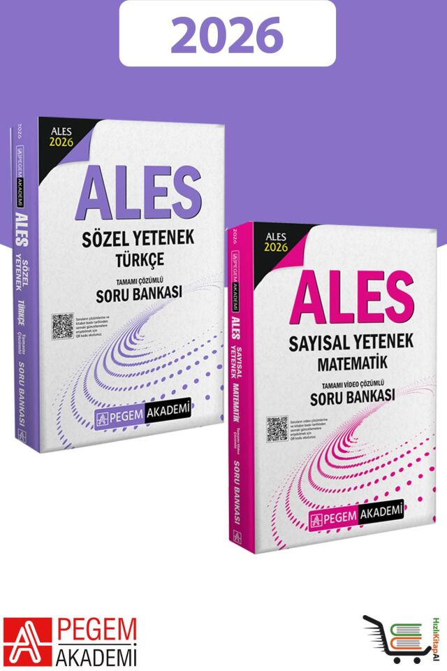 2026 Ales Sözel ve Sayısal Yetenek Soru Bankası 2'li Set