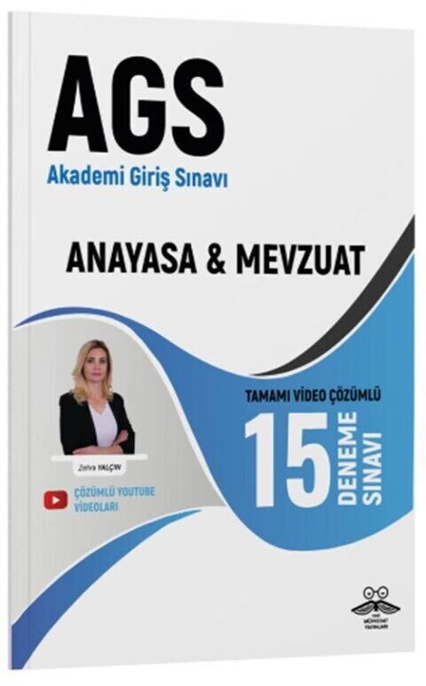 Yeni Müfredat MEB-AGS Anayasa&Mevzuat Bilgisi 15 Deneme Tamamı Video Çözümlü Yeni Müfredat Yayınları
